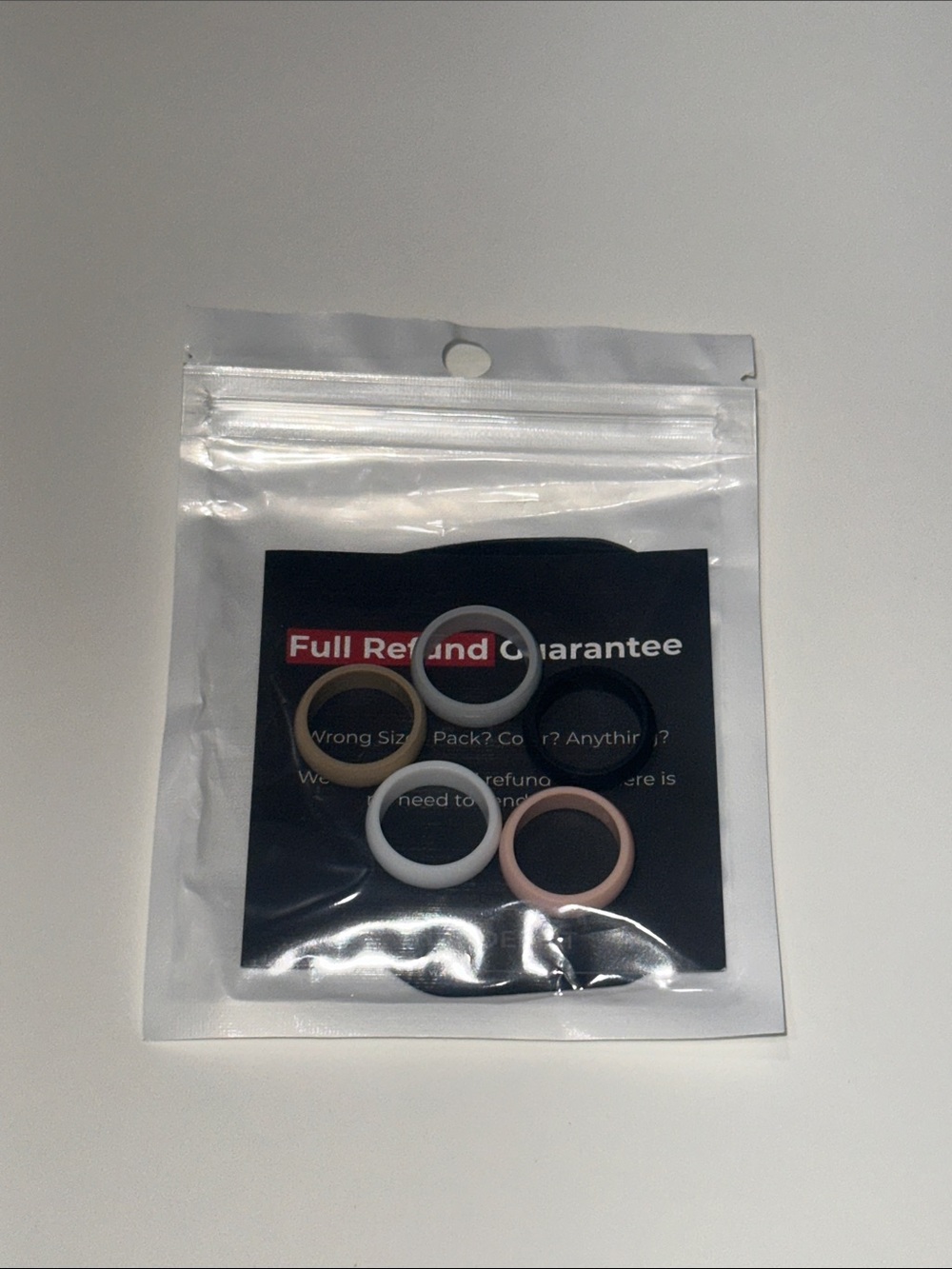Silicone Ring Set of 5
